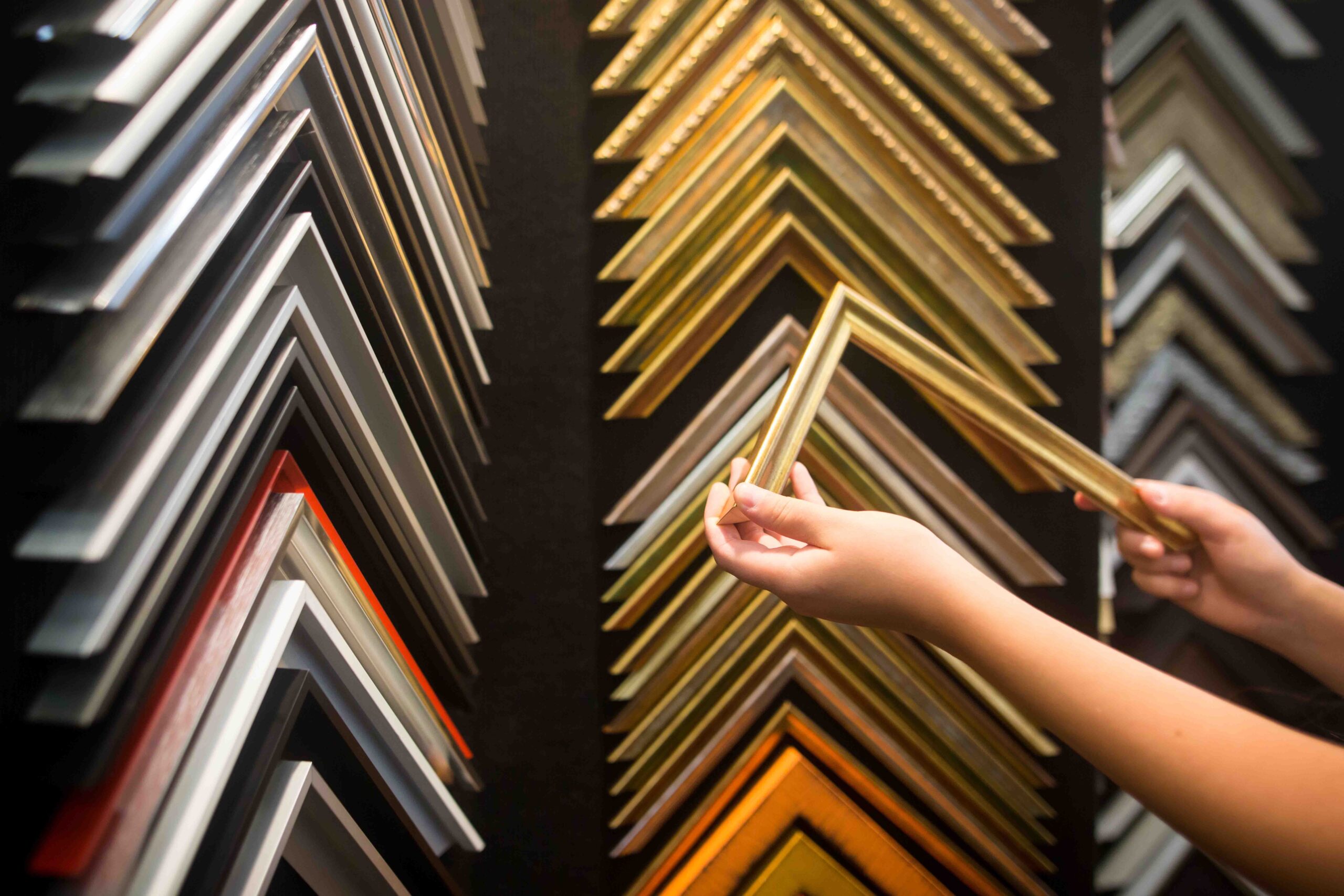 Expert custom framing solutions to enhance and preserve artwork with high-quality materials.